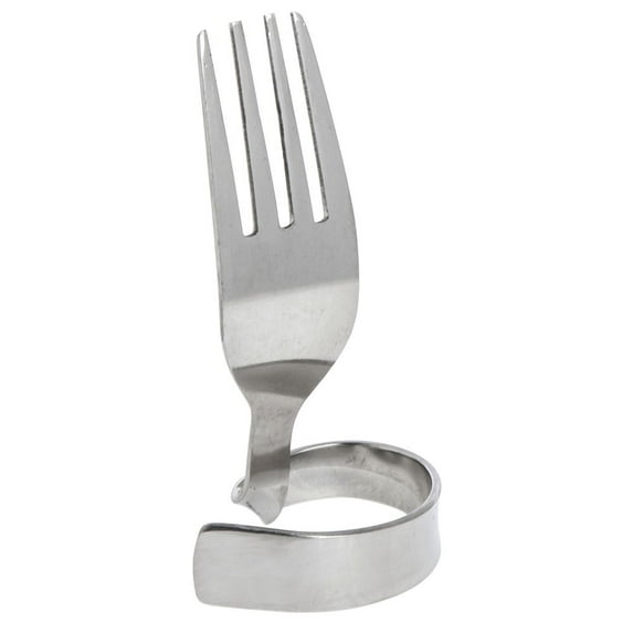 HUBERT® Sign Holder Shaped Like A Fork - 2"L x 1 1/2"W x 3 3/4"H