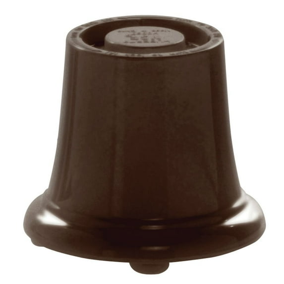 HUBERT® Small Brown Melamine Pedestal - 3 1/2"Dia x 2 3/4"H