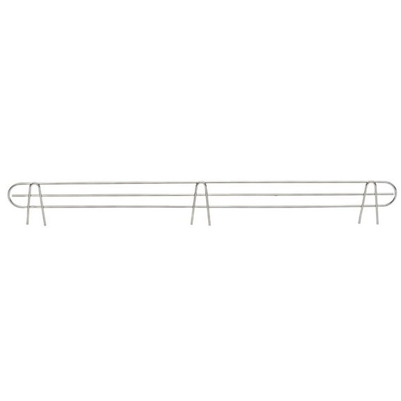 HUBERT Soft Silver Wire Shelf Ledge - 48" L x 4" H
