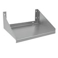 thumbnail image 1 of HUBERT® Stainless Steel Wall Mount Microwave Shelf - 24"L x 24"W x 10"H, 1 of 1