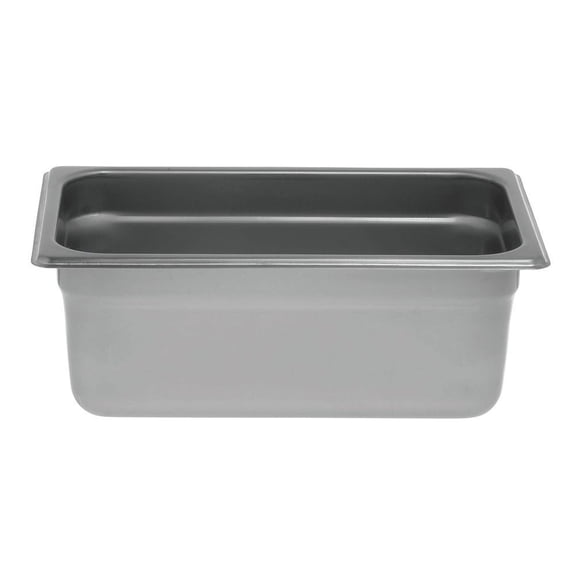 Kratos by Hubert 1/4 Size Steam Table Pan 24 Gauge Stainless Steel - 4"D