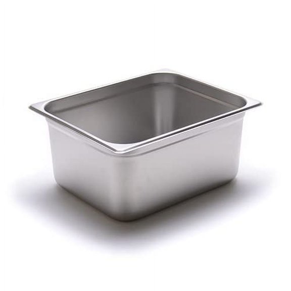 Kratos by Hubert Allied Buying Corp CAST-1206 Steam Table Pan - 24 Gauge, Stainless Steel Half-Size, 6" H