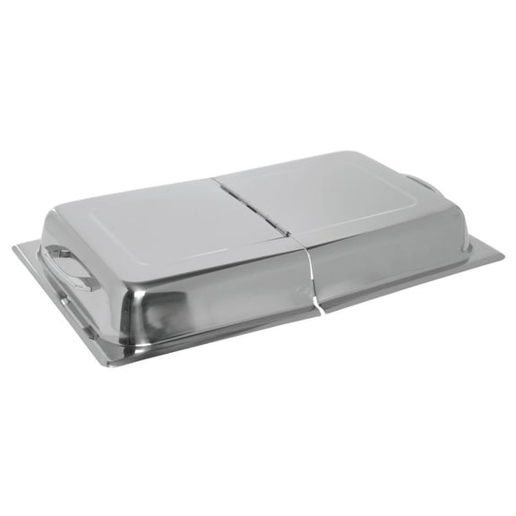 Kratos by Hubert Steam Table Pan Hotel Pan Cover Full Size Stainless Steel Hinged