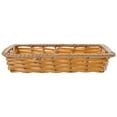 thumbnail image 1 of HUBERT Storage Basket Rectangular Natural - 10"L x 12"W x 2 1/2"H, 1 of 3