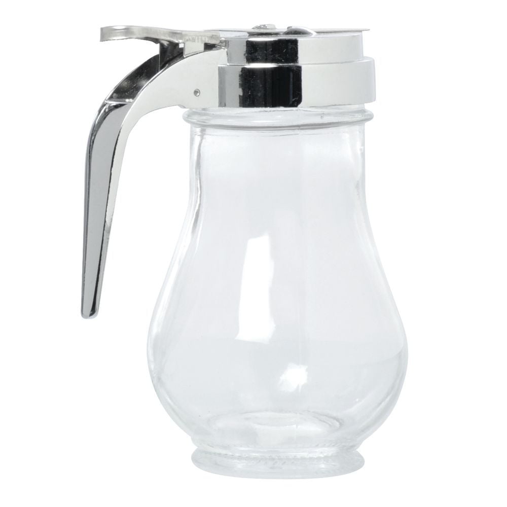 HUBERT® Syrup Dispenser Glass with Chrome-Plated Top 6 oz