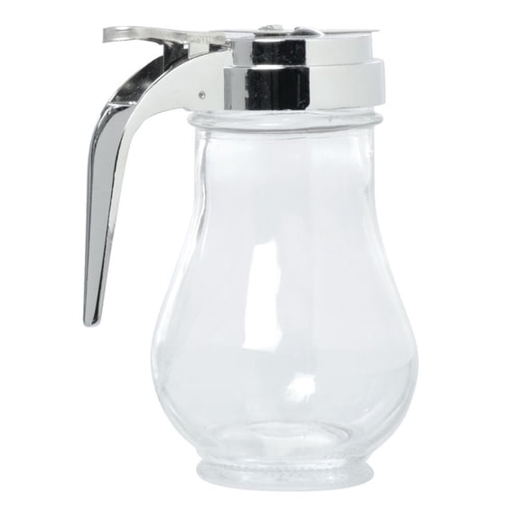 HUBERT® Syrup Dispenser Glass with Chrome-Plated Top 6 oz