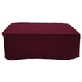thumbnail image 1 of HUBERT® Tablecloth Burgundy Rectangular Spun Polyester - 60" W x 120" L, 1 of 3