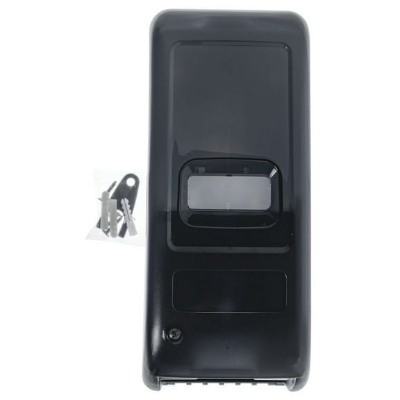 HUBERT® Touch- Free Soap Dispenser, Touchless Battery Operated Black Plastic