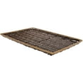 thumbnail image 1 of HUBERT Two -Tone Beige Storage Basket- 18"L x 26"W x 1"H, 1 of 5