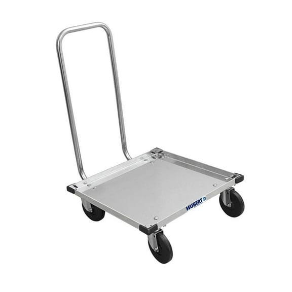 HUBERT Warewashing Dolly Dish cart Aluminum - 21" L x 22" W x 33" H