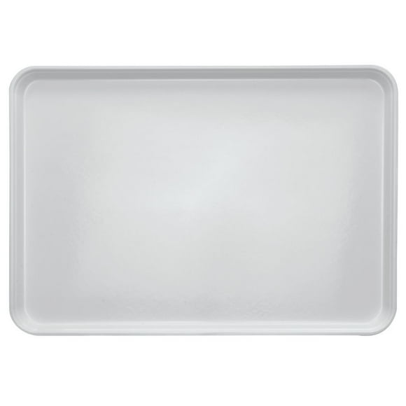 HUBERT White Fiberglass Market Display Tray - 26" L x 18" W x 1" H