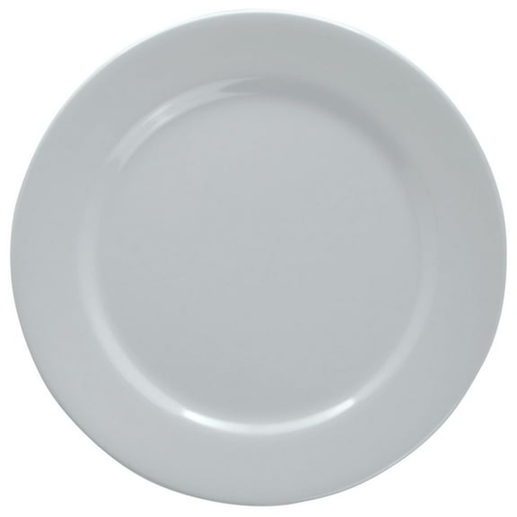 HUBERT White Melamine White Plate - 11" Dia