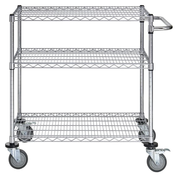 HUBERT Wire Cart - 36"L x 24"W x 39 1/2"H
