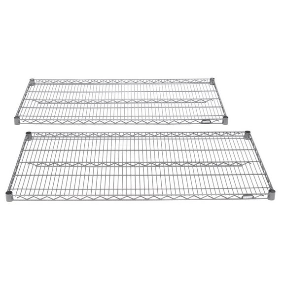 HUBERT Wire Shelves - 48" L x 24" D