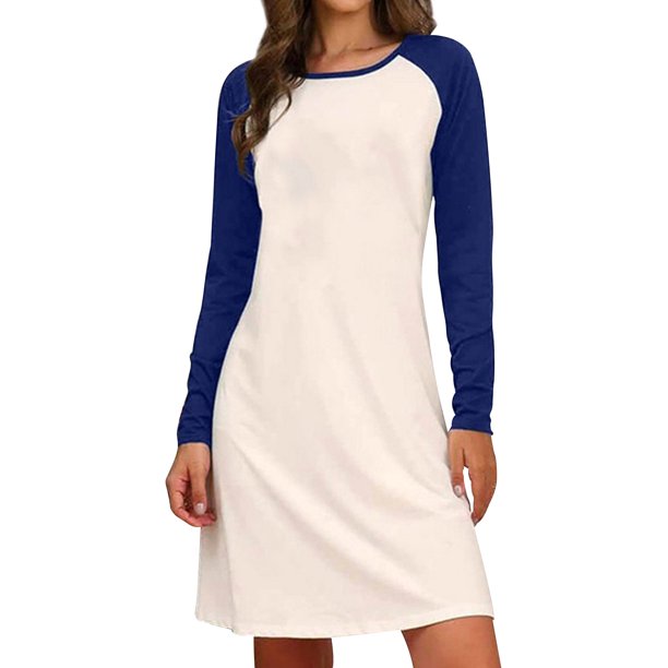 knee length dresses for ladies Off-Season Knitted Raglan Mini Dress main image 0