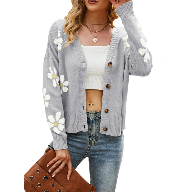 Single-breasted Long Sleeve Cardigan Single-breasted Long Sleeve Cardigan