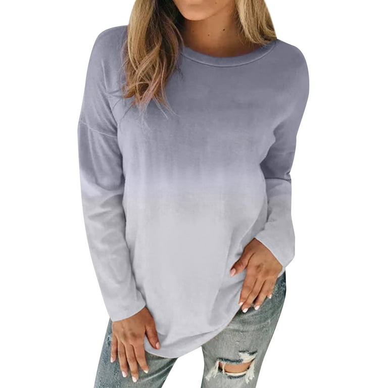 Walmart long sales sleeve shirts womens