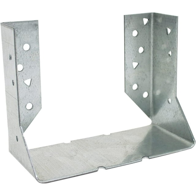 HUC Galvanized Face-Mount Concealed-Flange Joist Hanger for 6x6
