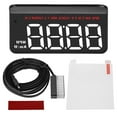 HUD Display Universal OBDII Overspeed Alarm Windshield Projector Head