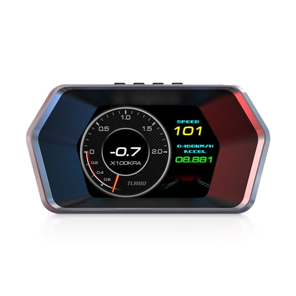 HUD Head Up Display, Car GPS Speedometer OBD2 Gauge, MPH Digital Meter with Auto Dimming for All Vehicles