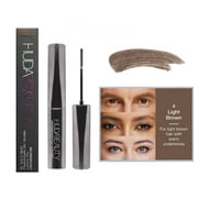 HUDA BEAUTY #BombBrows Full N Fluffy Fiber Gel 4 LIGHT BROWN