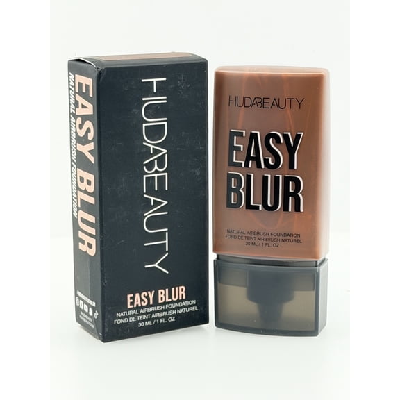Huda Beauty Easy Blur Natural Airbrush Foundation, Lava Cake 590R, 1 fl oz