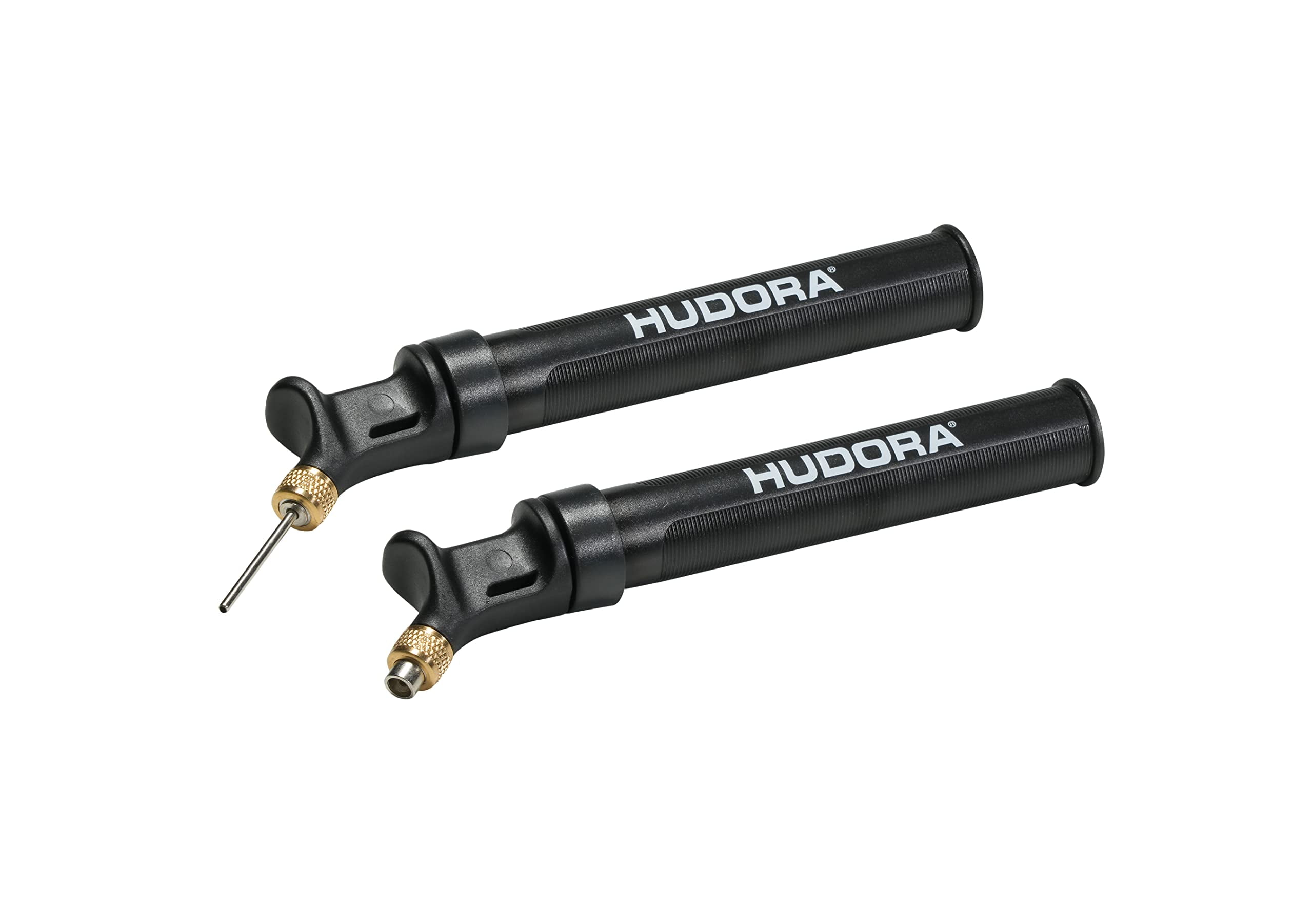 HUDORA Ball Pump In & Out in black highquality ball air pump for