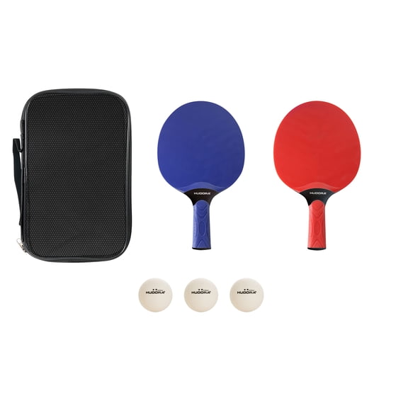 HUDORA Unisex Youth Outdoor Table Tennis Set, Multicoloured, Normal