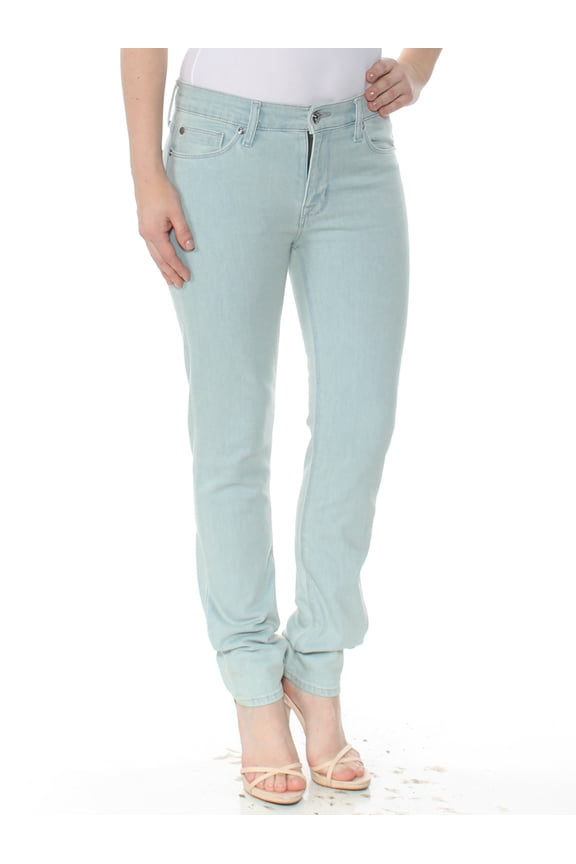 $195 Womens New 1511 Blue Midrise Skinny Cropped Jeans 27 WAIST B+B