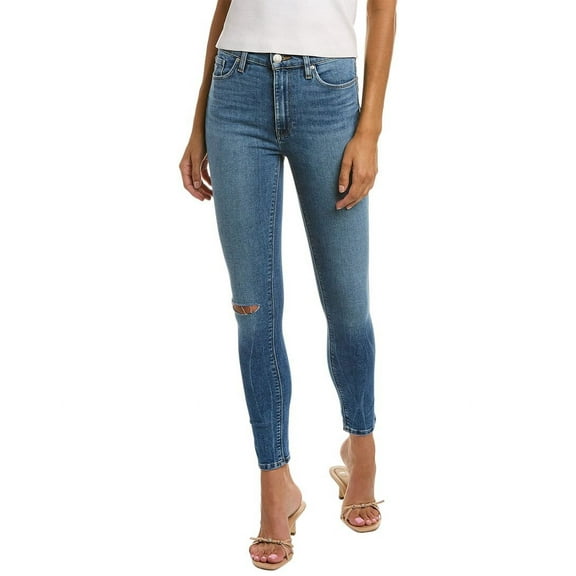 HUDSON Jeans Womens Barbara High-Rise Gravity Super Skinny Ankle Jean, 24, Blue