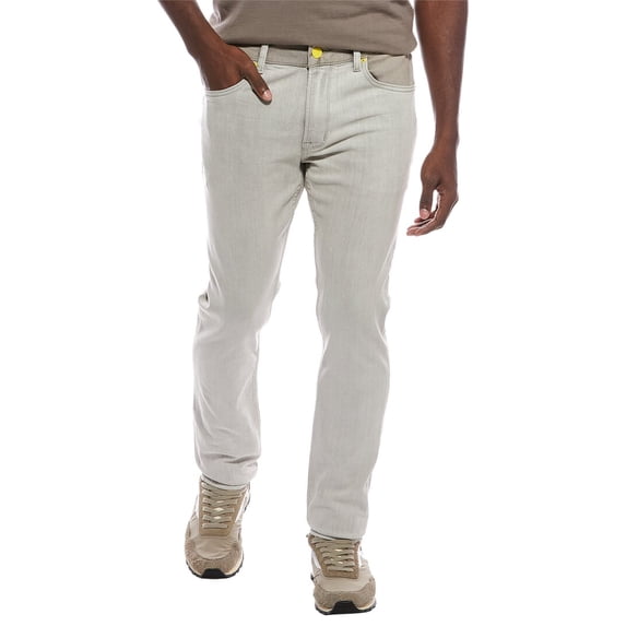 HUDSON Jeans mens Beige Straight Fit Jean, 32, Tan