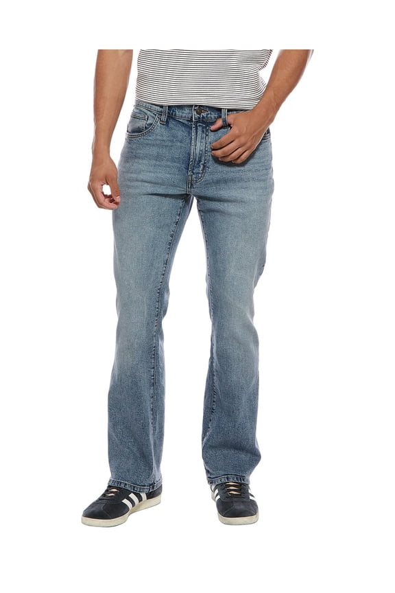mens Kick Ranier Flare Jean, 31, Blue