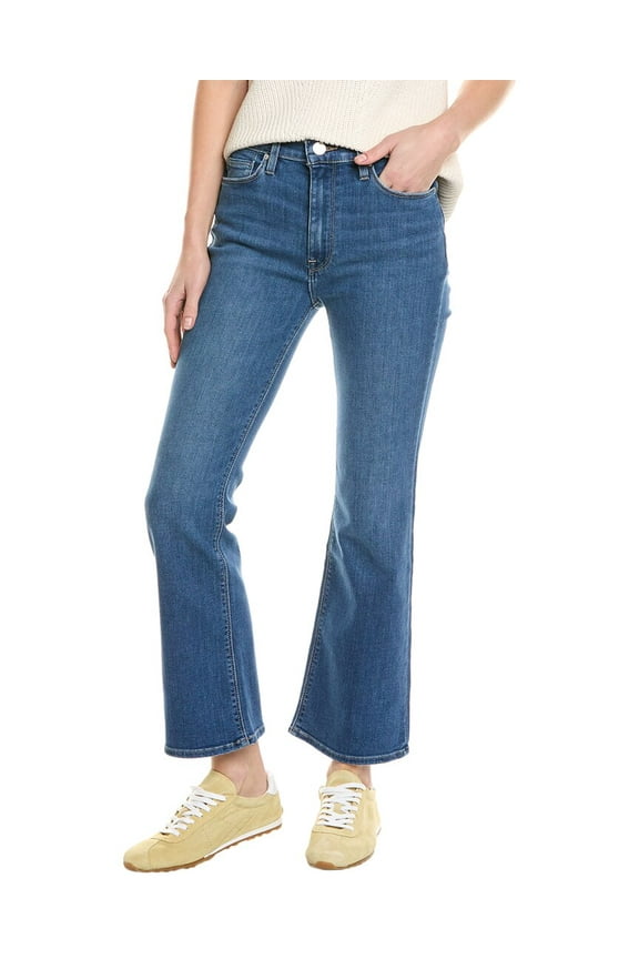 womens Barbara High-Rise Pleasant Bootcut Crop Jean, 23, Blue
