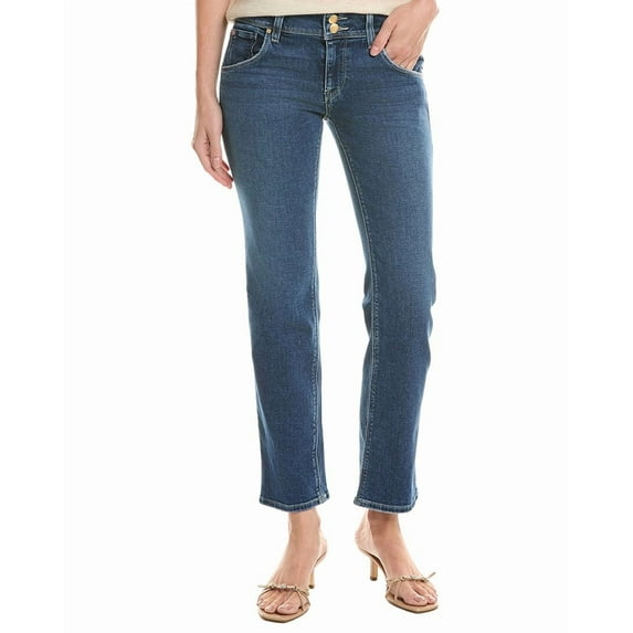 HUDSON Jeans womens Beth Mid-Rise North Gate Straight Ankle Jean, 32, Blue