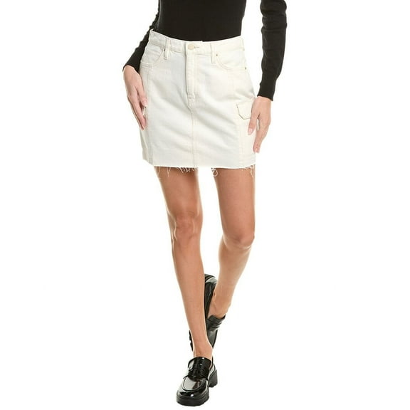 HUDSON Jeans womens  Cargo Viper Mini Skirt, 25, White