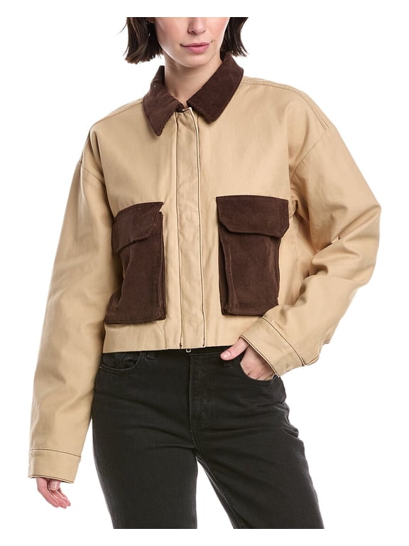 womens Chore Jacket, s, Black