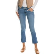 HUDSON Jeans womens  Collin Mid-Rise Virgo Straight Crop Jean, 25, Blue
