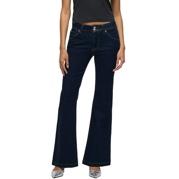 HUDSON Jeans womens  Dana Rinse Flare Jean, 27, Blue