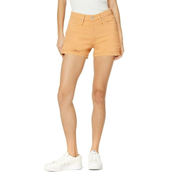 HUDSON Jeans womens Devon High-Rise Boyfriend Short Clay Destructed Jean, 34