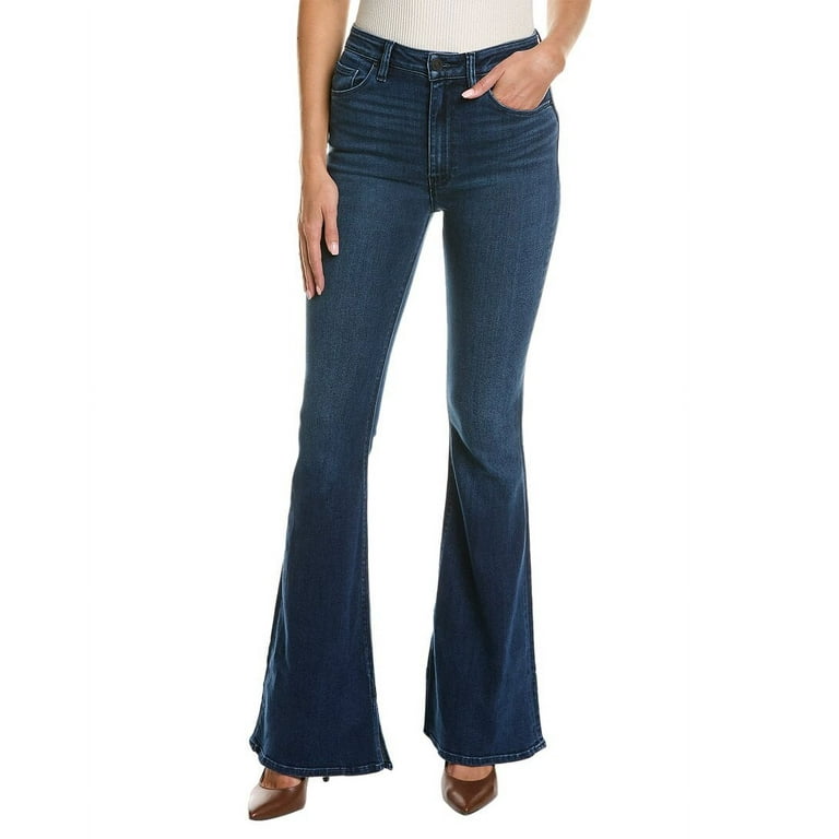 HUDSON Jeans womens Holly Deep Water High-Rise Flare Jean, 26, Blue