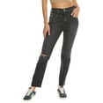 thumbnail image 1 of HUDSON Jeans womens  Holly Washed Black High-Rise Straight Jean, 27, Black, 1 of 3