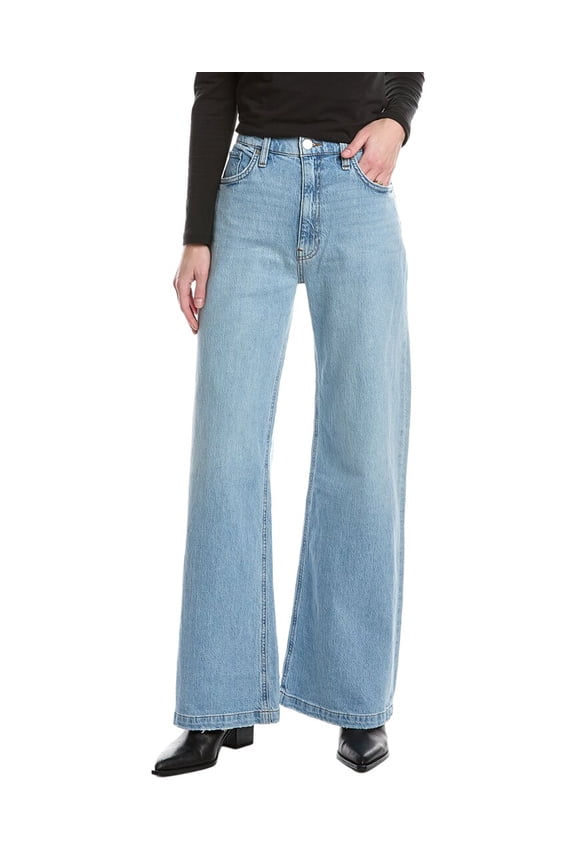 womens Jodie High-Rise Americana Loose Wide Leg Jean, 28, Blue