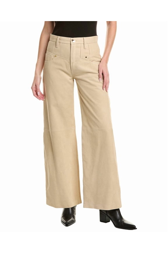 womens Jodie Suede Pant, 32, Tan