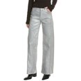 thumbnail image 1 of HUDSON Jeans womens  Lexi Mid-Rise Coated Seamed Matte Silver Foil Wide Leg, 1 of 3