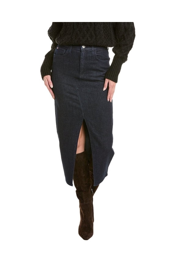 womens  Midi Skirt, 25, Blue