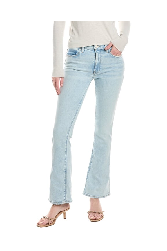 womens  Nico Mid-Rise Barefoot Flourish Bootcut Jean, 27, Blue