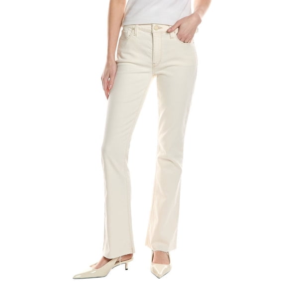 HUDSON Jeans womens Nico Mid-Rise Ecru Bootcut Jean, 31, Beige