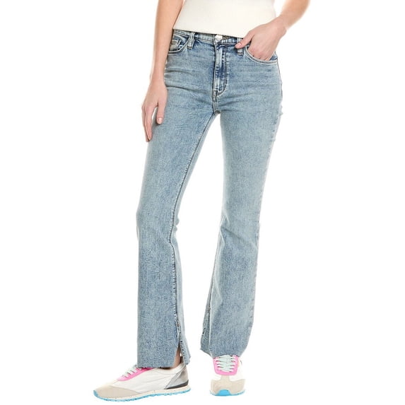 HUDSON Jeans womens Petite Barbara High-Rise Cali Bootcut Jean, 28, Blue