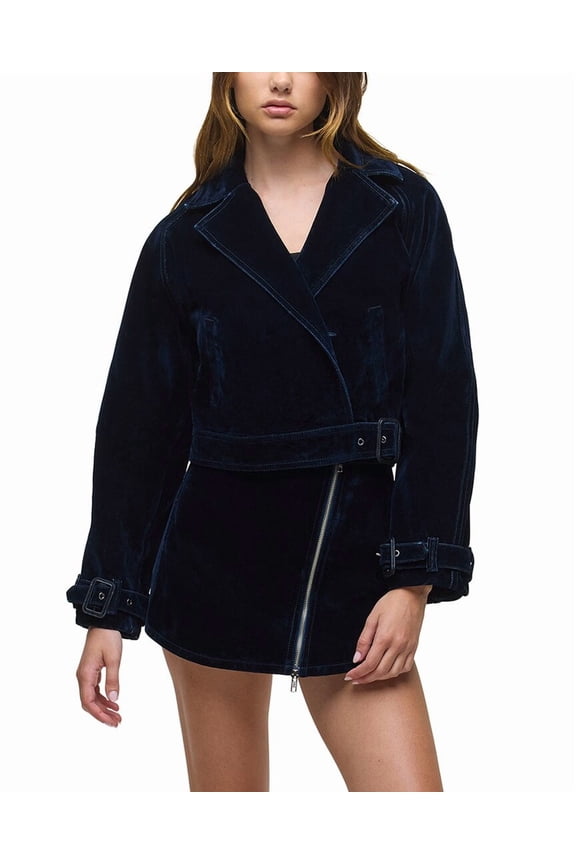 womens Raglan Moto Jacket, m