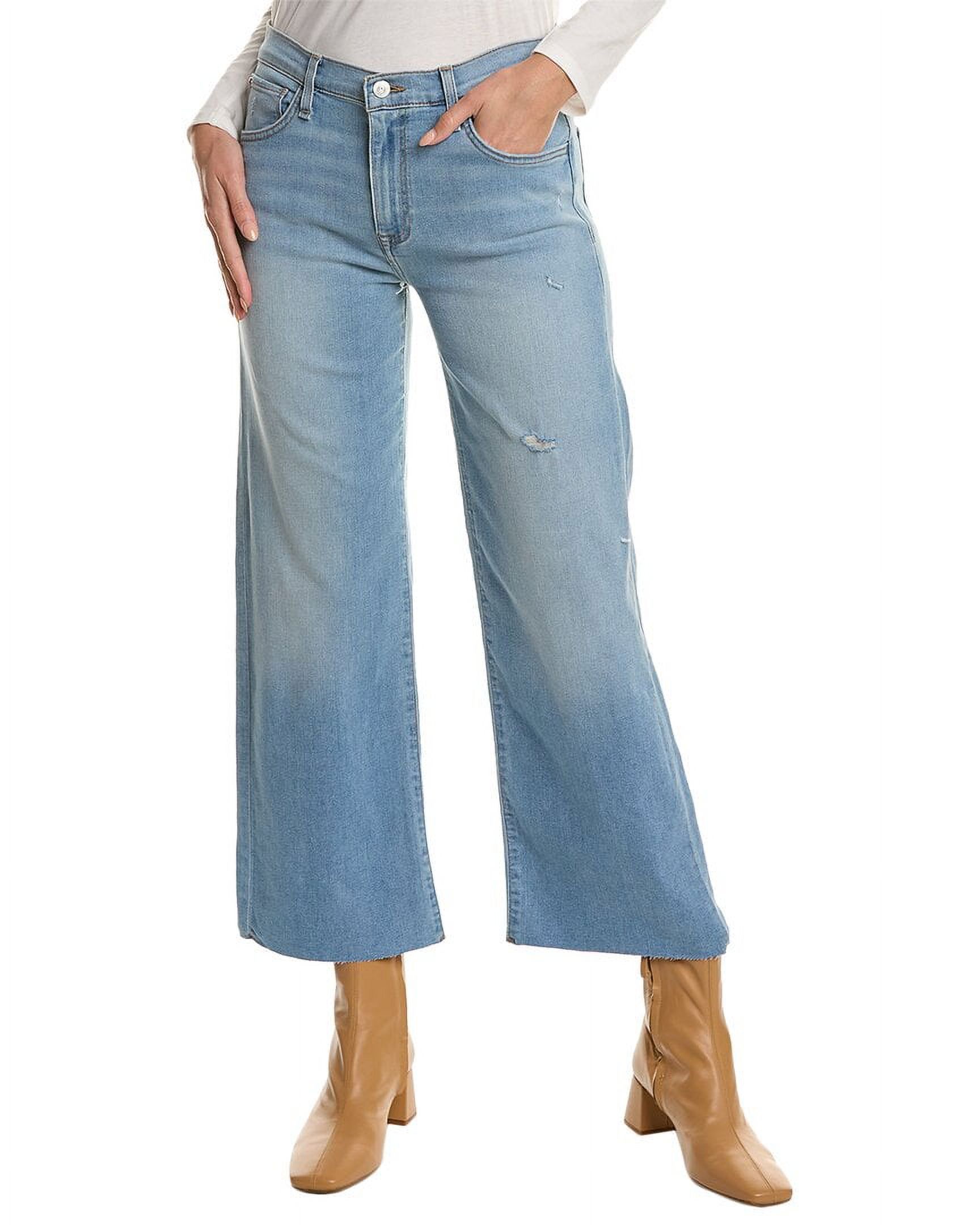 HUDSON Jeans womens Rosalie HighRise Marvel Wide Leg Jean, 25, Blue